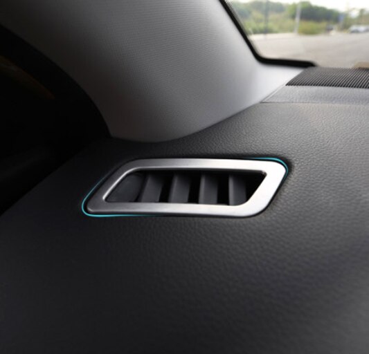 Misura per Nissan Qashqai j11 2014 2015 2016 2017 2018 Cruscotto aria sfogo ordinare Copertura Della Mascherina Interni Guarnire Anteriore Inserto telaio