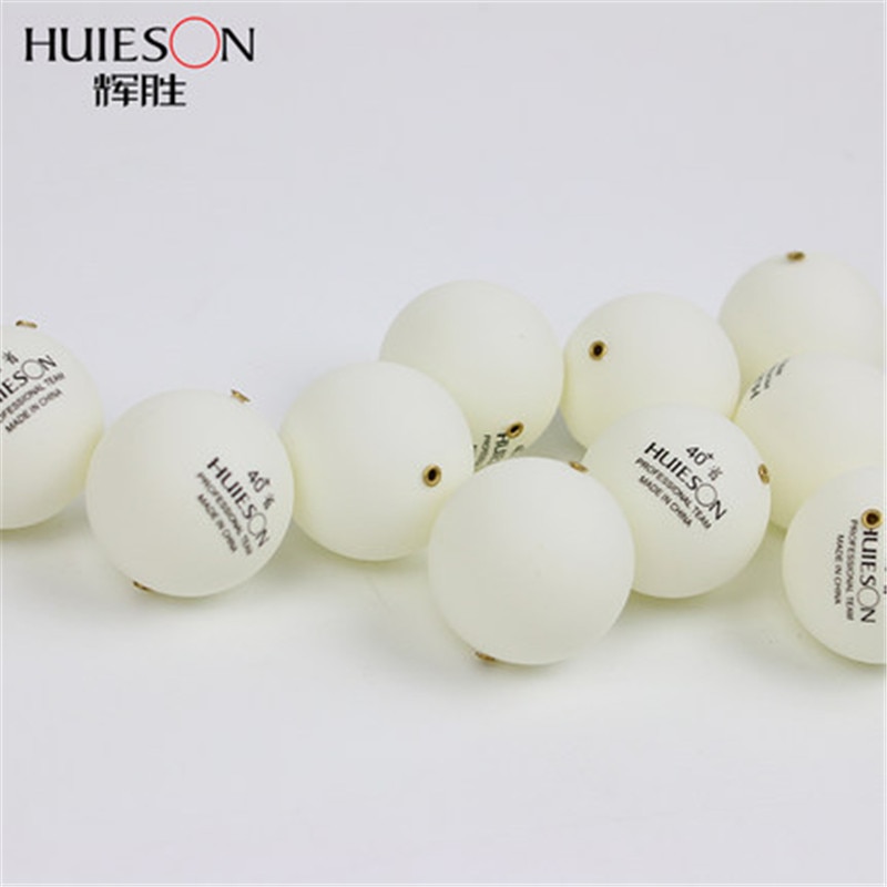 1x Huieson Fijo Pelota de Tenis de Mesa con Agujeros para el Tenis de Mesa de Bronce Acariciando Piezas de Robot de Entrenamiento Pelota de Ping Pong