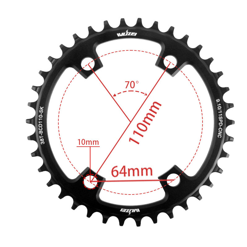 110 plato de bicicleta de carretera bcd para Shimano 105 platos r7000 r8000 r7100 r8100 r9200 4700 5800 6800 dura ace 110bcd rueda de cadena