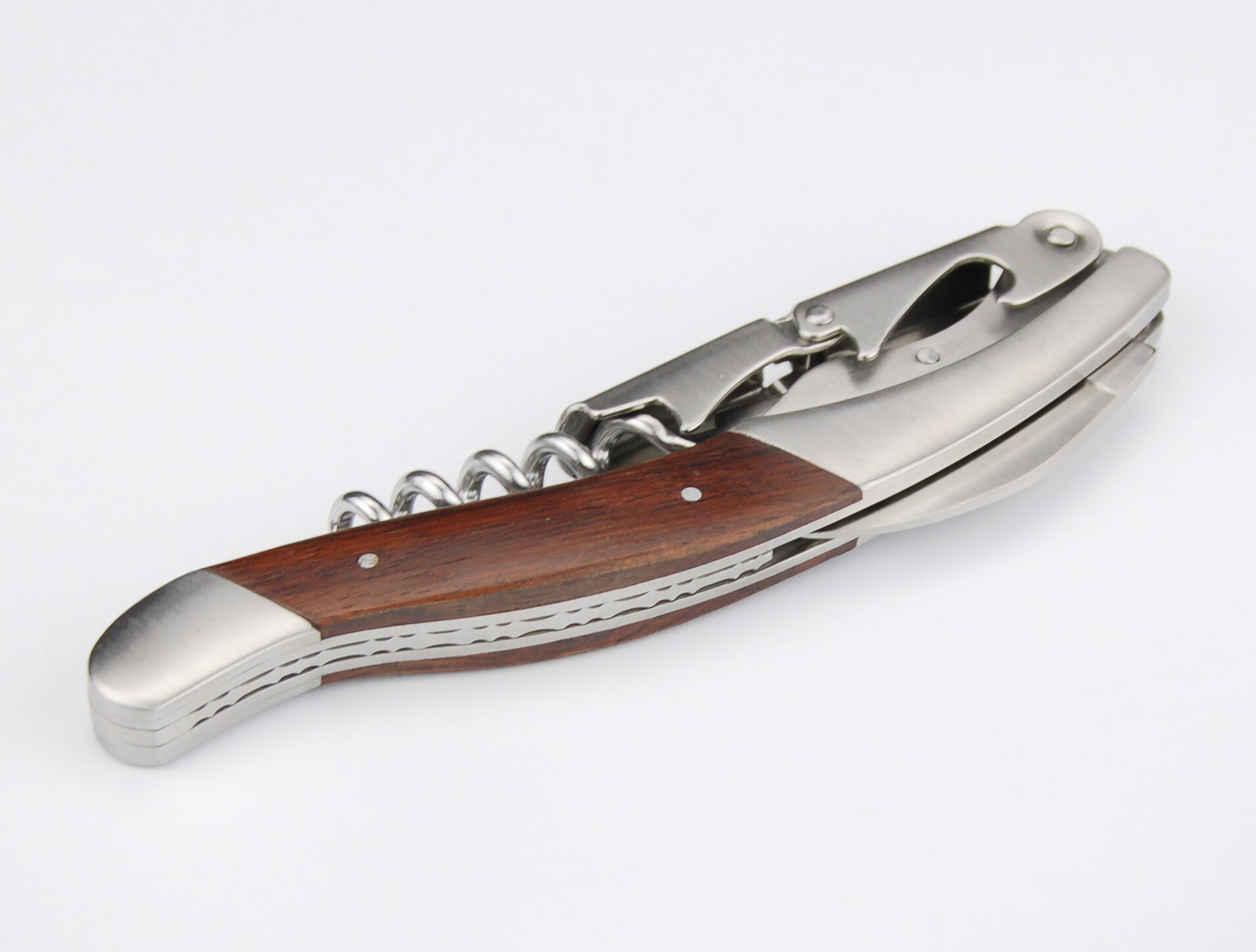 Forkry sommelier wine opener waiter's friend corkscrew wine bottle opener with wooden handle