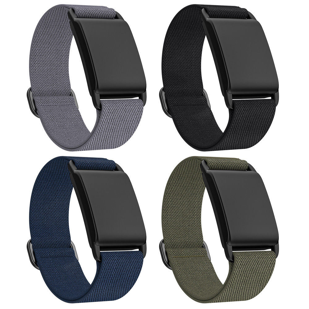 1x nylon+pc løkkeremme til armbånd til whoop 4.0 smartwatch-udskiftningsremme
