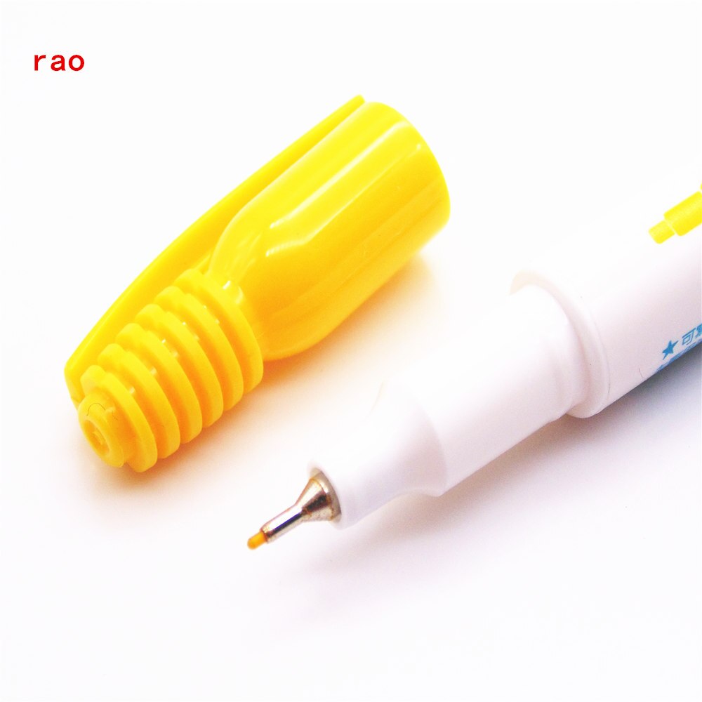 Stylo marqueur Extra fin à Base d'alcool, 0.5 Mm, 11 couleurs, encre pour Film/bois/tissu/métal/verre: Yellow