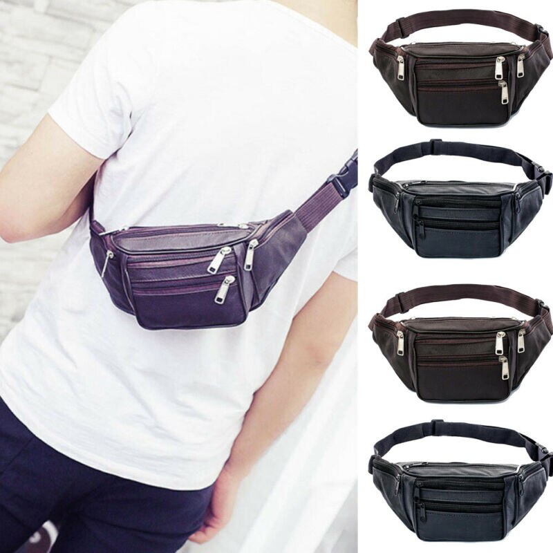 Mens' Waist Belt Bag Utility Cycling Waist Fanny Pack Bum Bag Travel Hip Purse