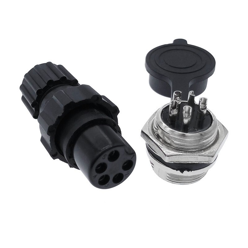 1pcs Aviation connector GX16 M16 waterproof back nut male&amp;female plug and socket 2pin3pin4pin5pin6pin7pin8pin9pin