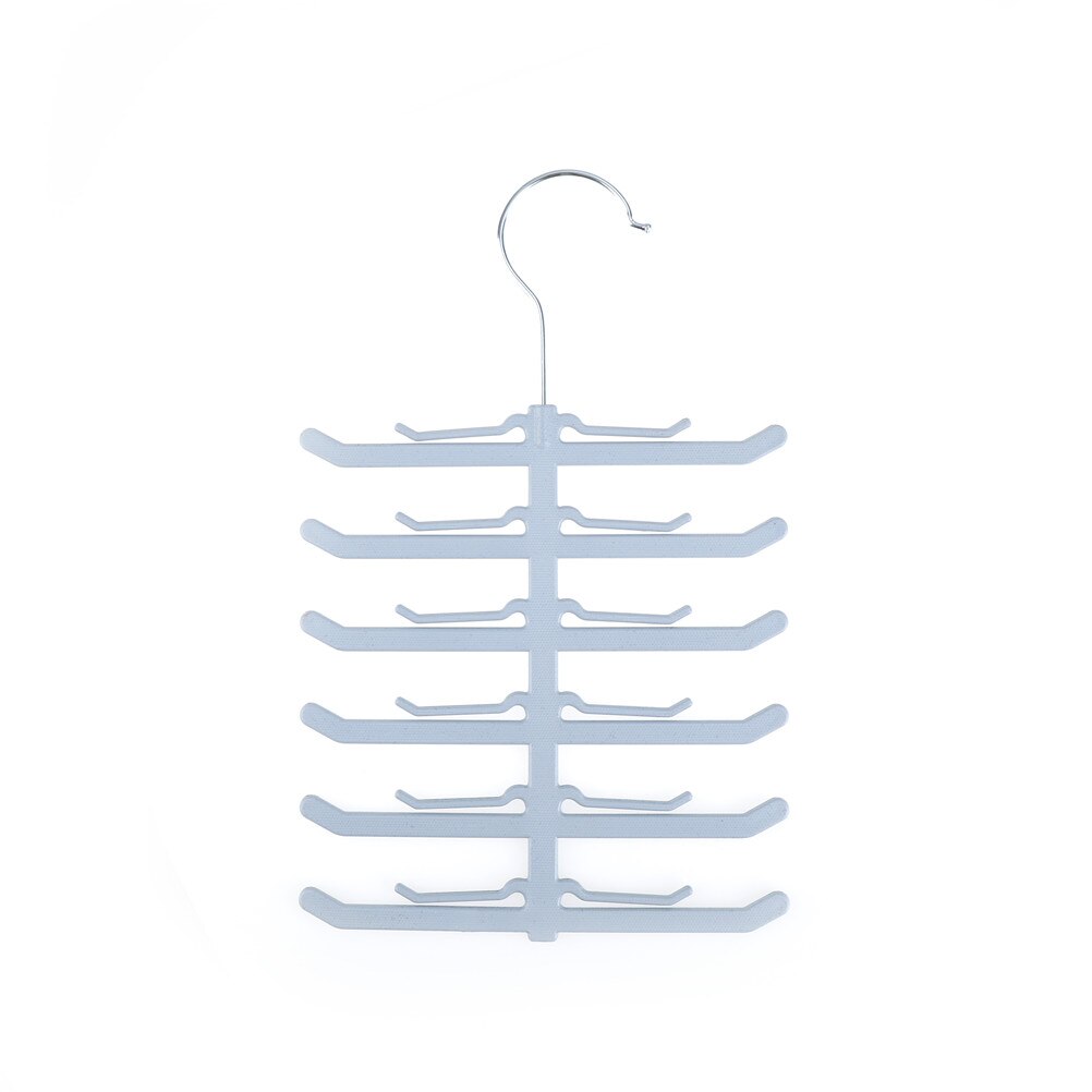 1 pièces gain de place en forme d'os de poisson cintre cravate cintre pour écharpes serviettes cravate cravate serviettes ceinture châle écharpe support