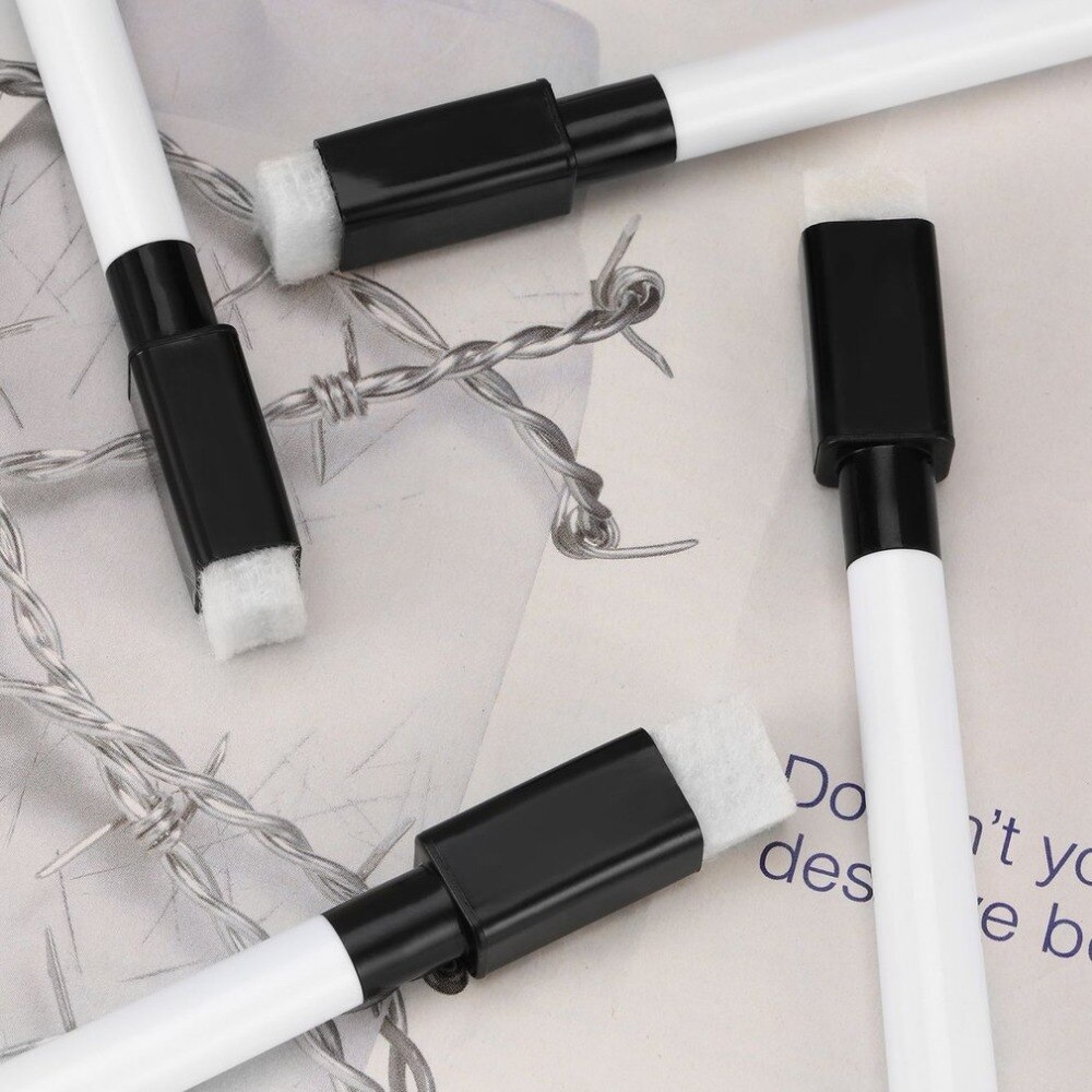 Feutres effaçables pour tableau blanc sec, 5 pièces, effaceur environnemental, papeterie fournitures scolaires et de bureau