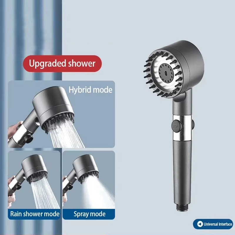 3-modi douchekop hogedrukdouchekop draagbaar filter regenkraan kraan badkamer bad thuis innovatief accessoire