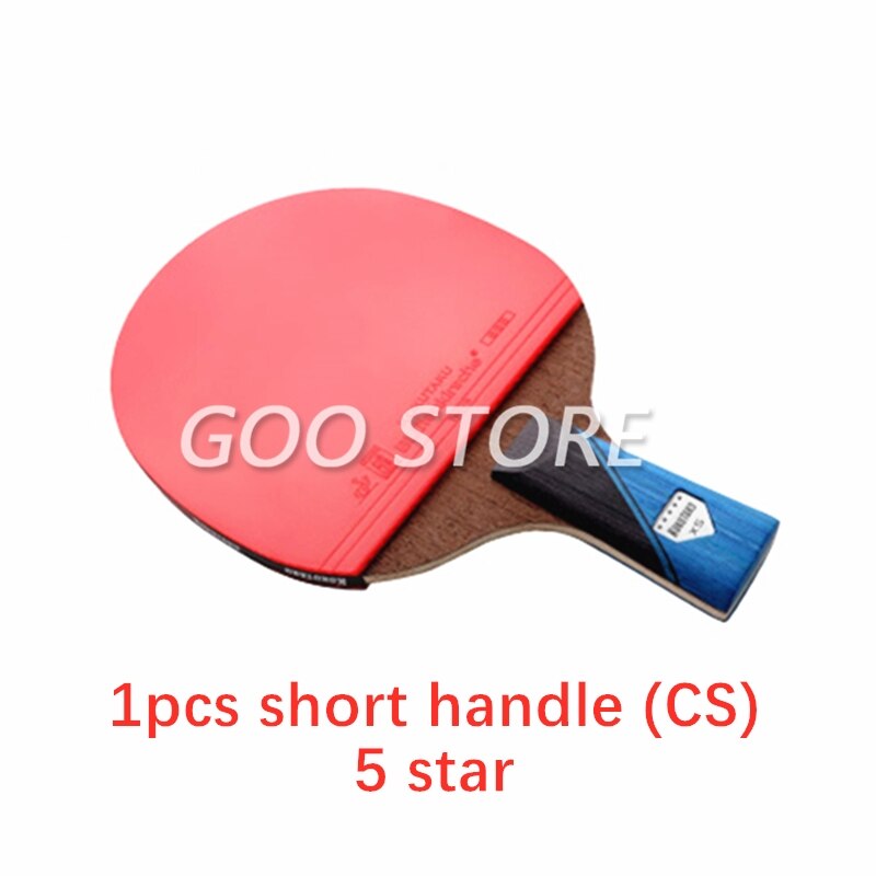 KOKUTAKU Racket 4/5/6 Star Carbon Table Tennis Racket ITTF KOKUTAKU Ping Pong Bat Paddle: 1pcs CS 5STAR