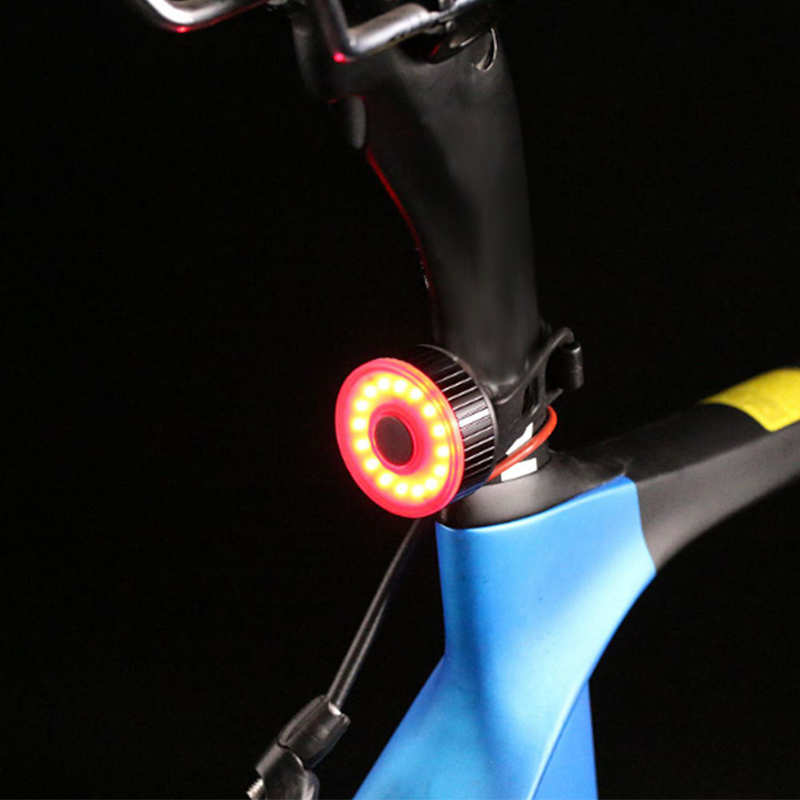 mini traffic light USB Rechargeable Bicycle LED Taillight Bike Rear Light Warning Lamp Compact Styling