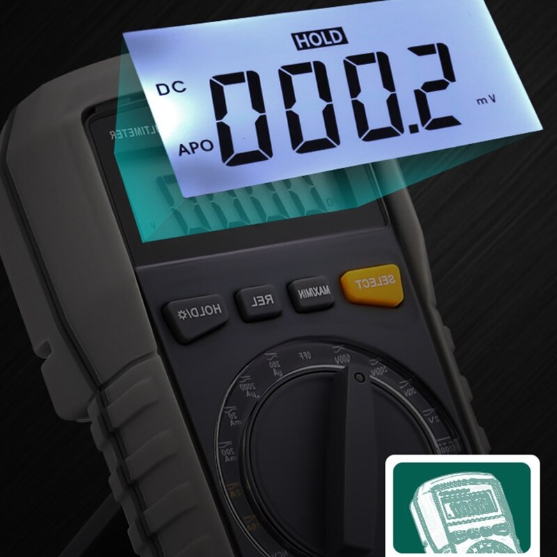 Q1JB ręczny multimetr cyfrowy woltomierz omomierz automatyczny próbnik rezystancji próbnik diodowy robić przemysłowego gospodarstwa domowego