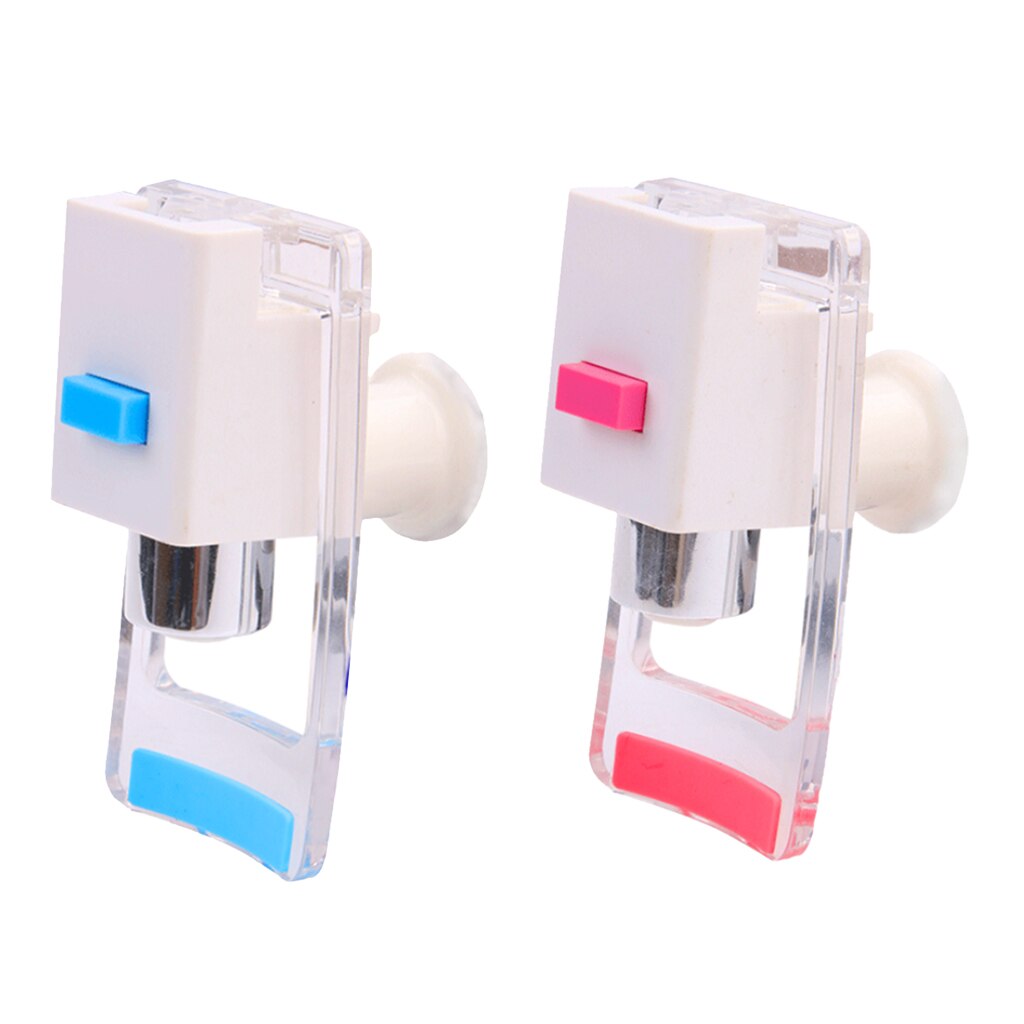 B Push Style Water Cooler Faucet, Blue/Red (Cold) Handle, (Pack Of 2)