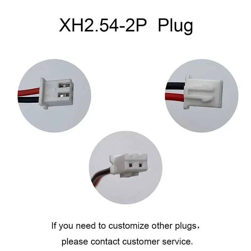 18650 3.7V 3600mAh/5200mAh Batteria al litio ricaricabile tenere sotto controllo per altoparlanti Megafono Luci a portato Scheda di protezione + Spina XH2.54