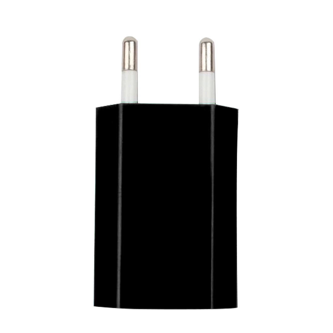 Etmakit Reise EU Stecker USB Wand Ladegerät Reise Hause AC Adapter für iPhone 5s 6s 7 Plus für samsung S5 S6 S7 Telefon Ladegerät: Black