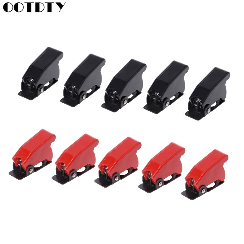 5 Pcs Plastic 12mm Toggle Switch Safety Cover Protector Cap Guard