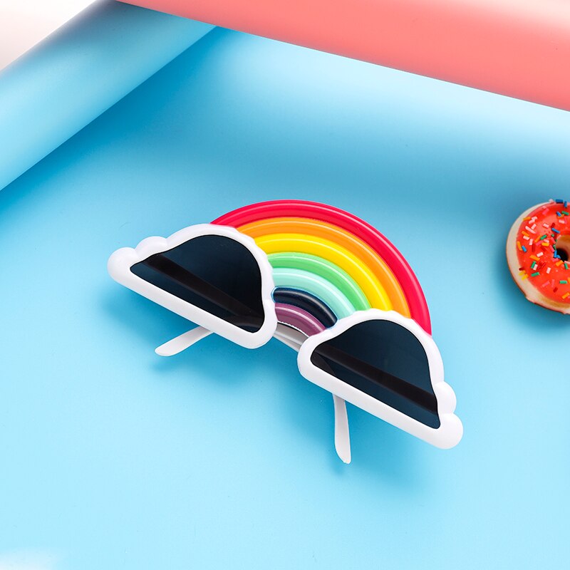 1pcs Beach Hawaii Party Pink Flamingo Party Tropical Decorations Funny Glasses Pineapple Sunglasses Summer Hawaiian Party Event