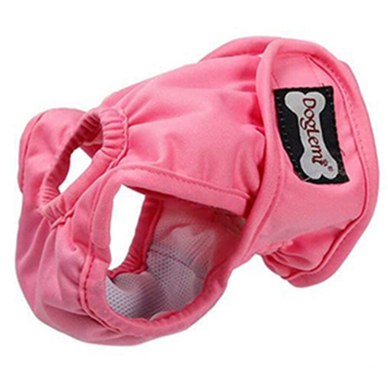 Doglemi Roze Wasbare Vrouwelijke Hond Luiers Herbruikbare Puppy Lekvrij Fysiologische Luiers Broek Voor Vrouwelijke Honden: L