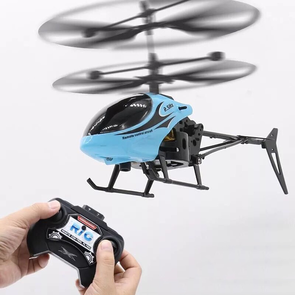 Mini drone dron Quadcopter RC 901 2CH Vliegende Mini RC Infraed Inductie Helikopter Knipperlicht Speelgoed