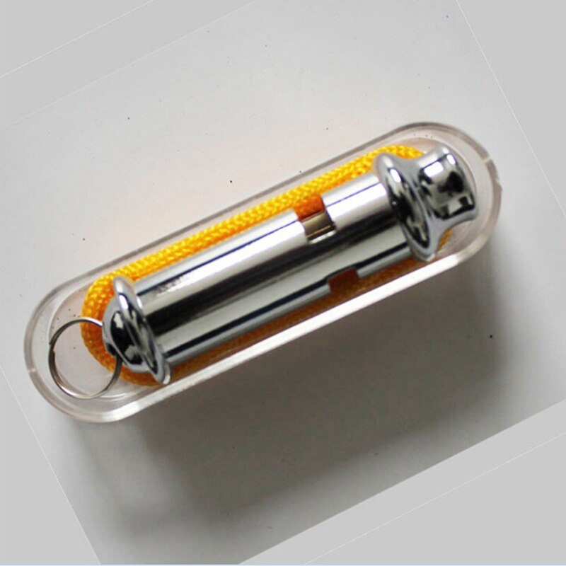 Buitensporten balsporten hondentraining metalen scheidsrechtersfluitje met halsketting noodbeveiliging school