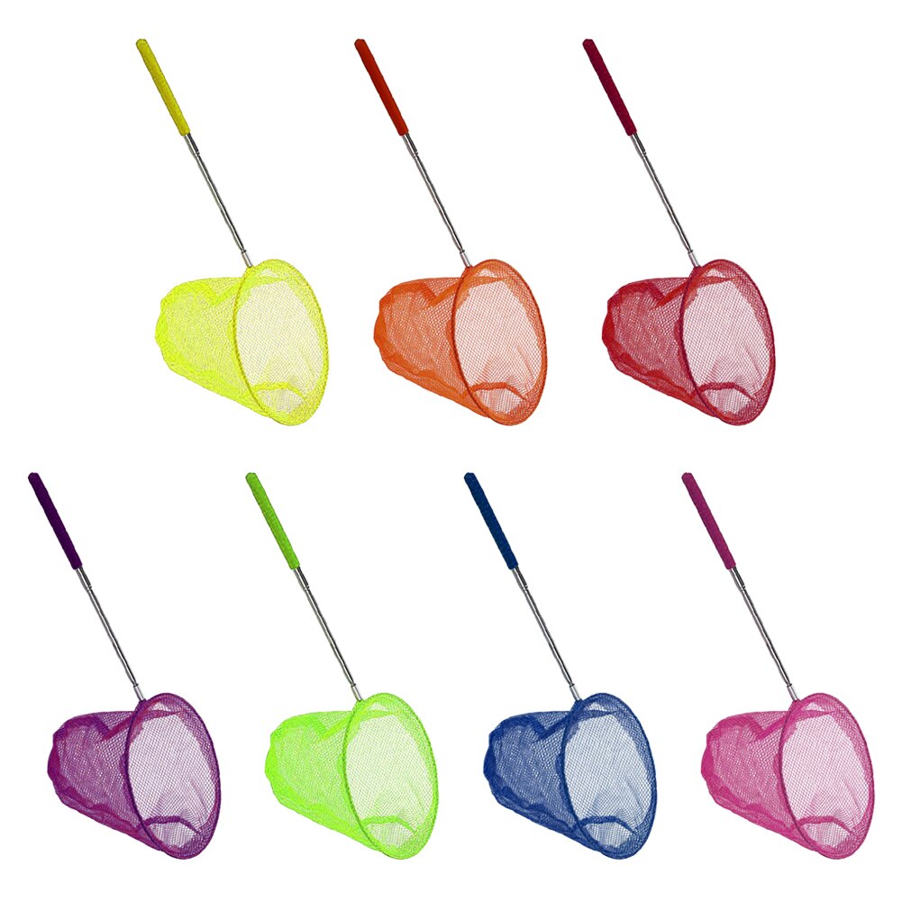 Netto Kids Outdoor Aquarium Telescopische Vissen Insect Vlinder Dragonfly Netto Roestvrij Stalen Staaf Vangen Kikkervisje Vis Netto Kids