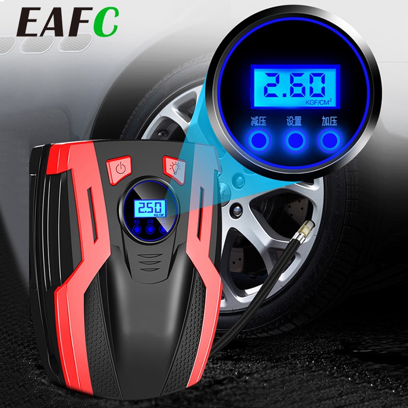 EAFC air pump camping tire inflator for car motorcycle tornador electric ballon Portable tire inflators car air compressor