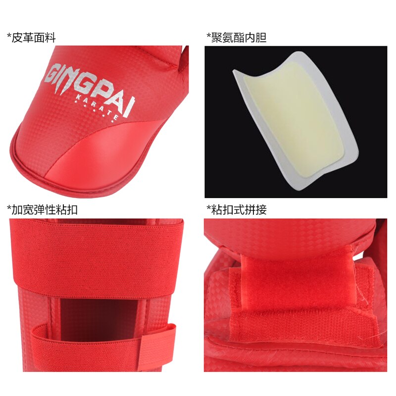 Wymienny karate piszczel podbicie strażnik KickBoxing Muay tajski kostka ochraniacz nogi MMA bieg karate oszczędny Taekwondo sprzęt robić ćwiczeń