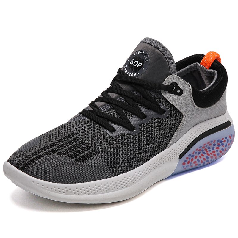 Breathable Holes Summer Men's Shoes Lightweight non-slip casual man sneakers soft men's breathable summer sneakers Air Mesh: Gray / 7.5