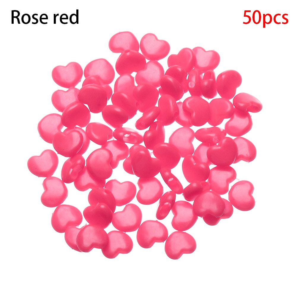 Cuerdas de silicona love para mascarillas, accesorios de cordones ajustables, antideslizantes, coloridos, 50/100 Uds.: rose red-50pcs