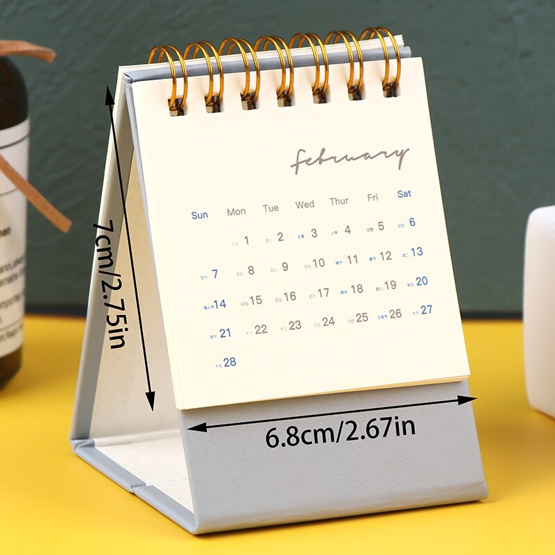 mini skrivebord kalender skrivebord kalender dagli – Grandado