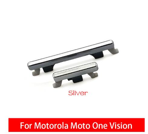 Botones de volumen para Motorola Moto G4 G6 G7 Play Plus, piezas de carcasa, Power One Vision One Action, novedad: One Vision Sliver