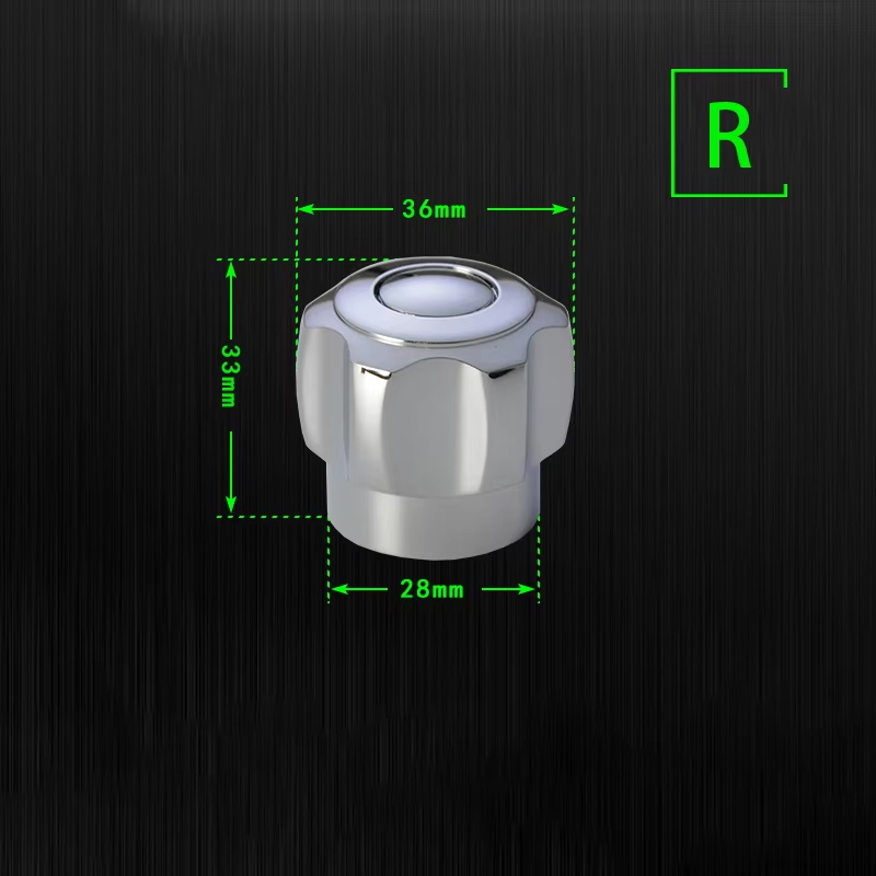 Cold Faucet Switch Handle Kitchen Bathroom Accessories Chrome Plated Shower Basin Handwheel Mixer Tap Spool Repair Parts: Pink