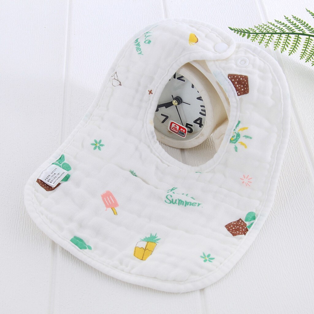 Algodão bandana babador babador bebê alimentação bata infantil arroto panos musselina saliva toalha bebê comer acessório macio material do bebê: Plant
