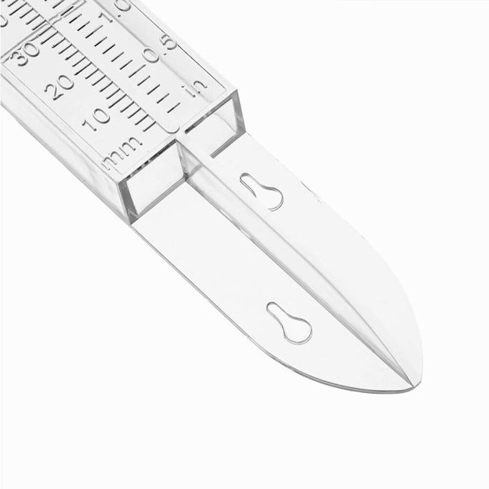 Rain Gauge Ground Rain Water Meter Rain Measuring Cup Plastic with Double Scale for Garden Lawn Outdoor Transparent