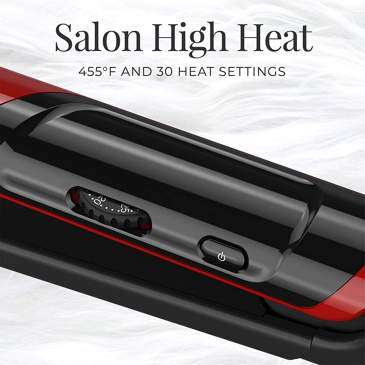 Flat Iron Hair Straightener S9600 Keratin Therapy Lon Hair Straightening Iron With Digital High 450F Temperature