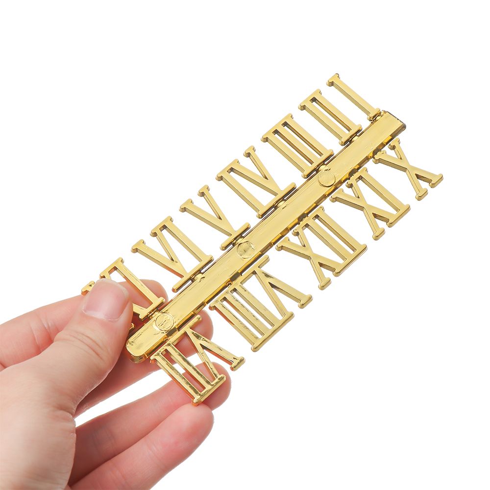 1 conjunto de ferramentas de reparo diy, aparelho de substituição, peças de relógio de quartzo, numerais romanos, número árabe, acessórios de numerais