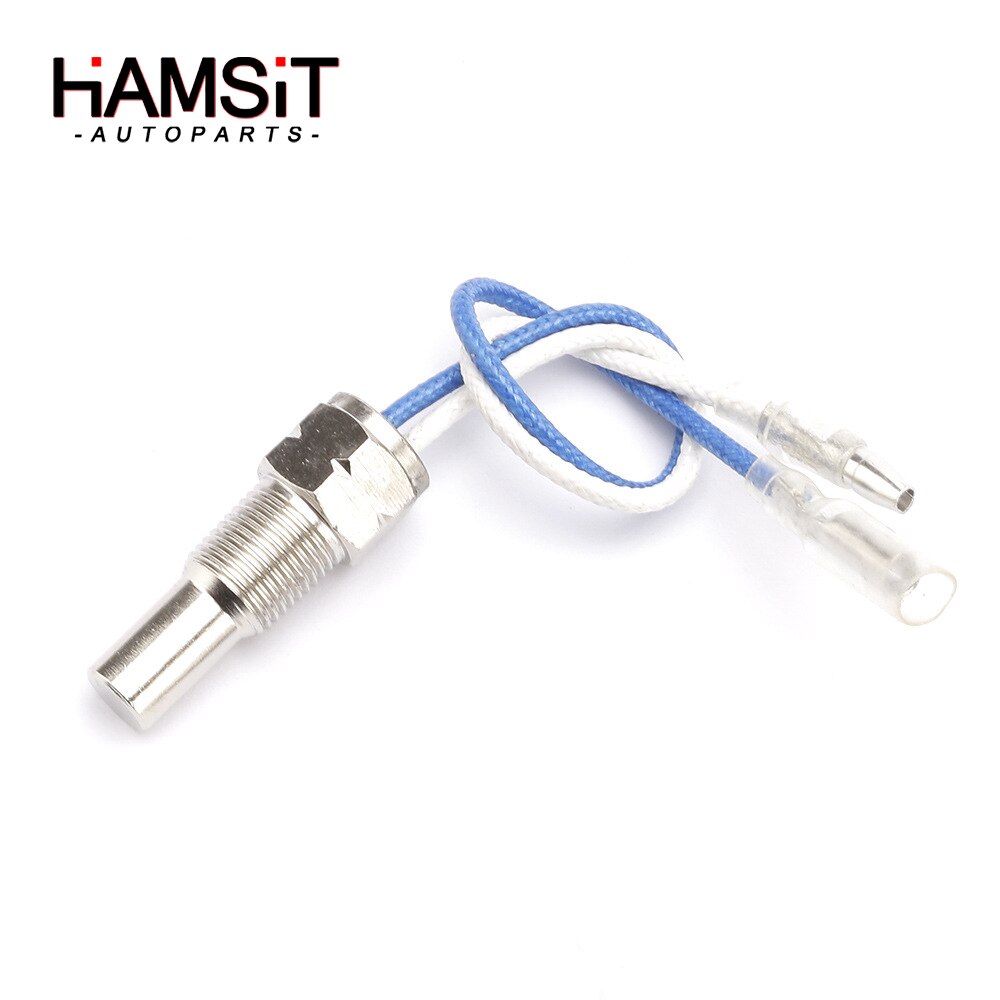 Hamsit Car modification instrument universal water oil temperature gauge sensor with white and blue two lines racing sensor