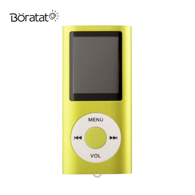 Mp3 soittimen walkman 4th lcd-näyttömuisti stereomusiikkiväline fm-radio amv e-kirja urheiluvideosoitin: Vihreä
