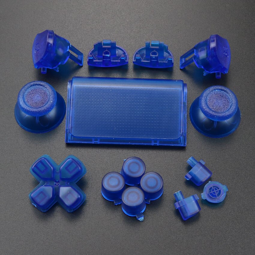 YuXi Full Set Joysticks Dpad R1 L1 R2 L2 Direction Key ABXY Buttons jds 040 jds-040 For Sony PS4 Pro Slim Controller