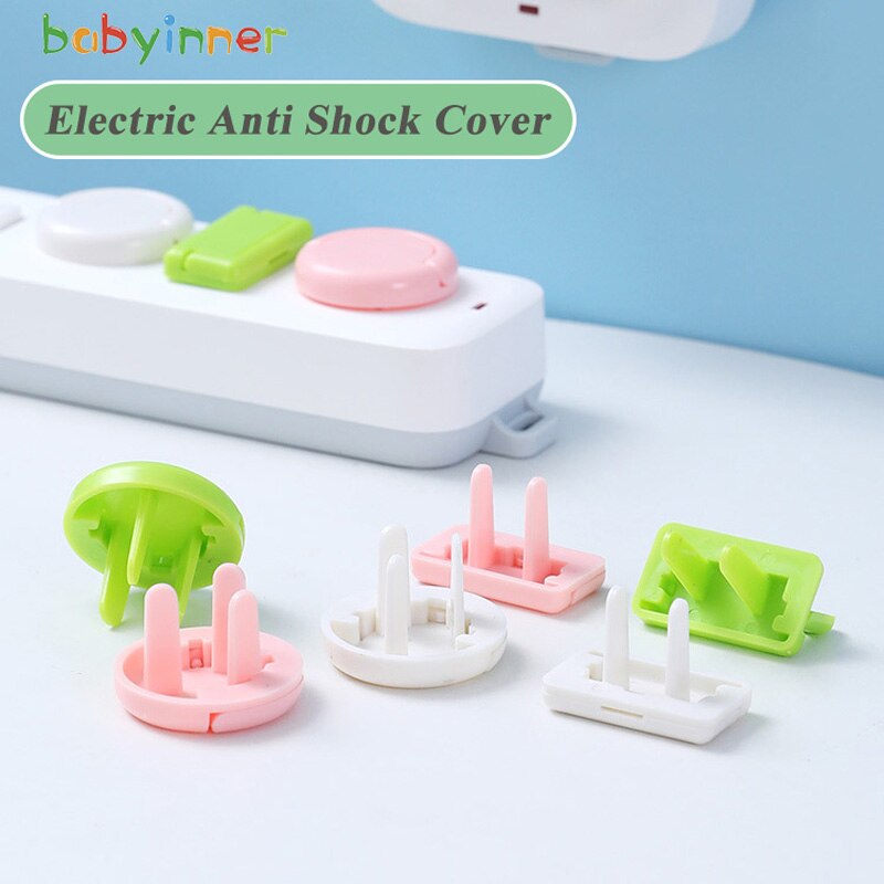 Babyinner 40 Pcs Sockets Coveres ABS Material Outlet Plug Anti Electric Shock Cover Kids Electrical Safety Protector