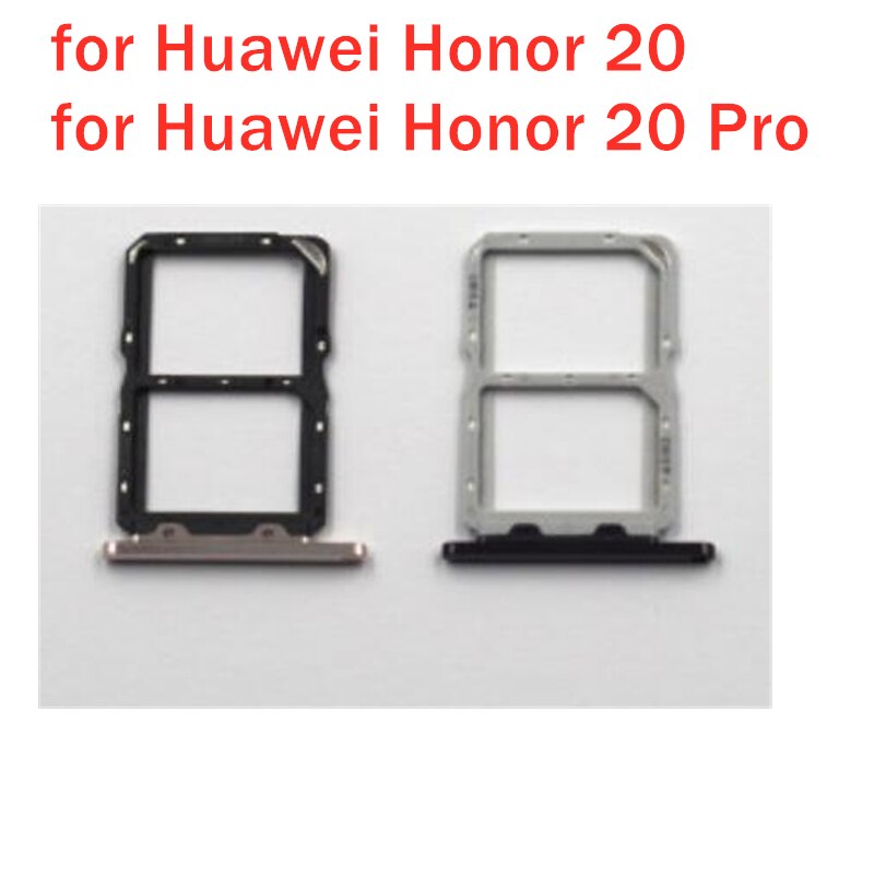 Voor Huawei Honor 20 Pro Kaart Lade Houder Sim Card Sd Card Slot Houder Adapter Voor Huawei Honor 20 Pro reparatie Onderdelen