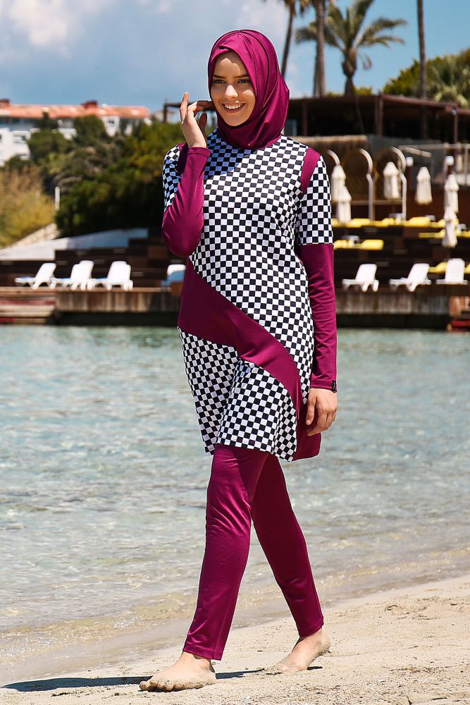 Marina 1940 islamitisch badpak maillot islamique burkini bescheiden moslim