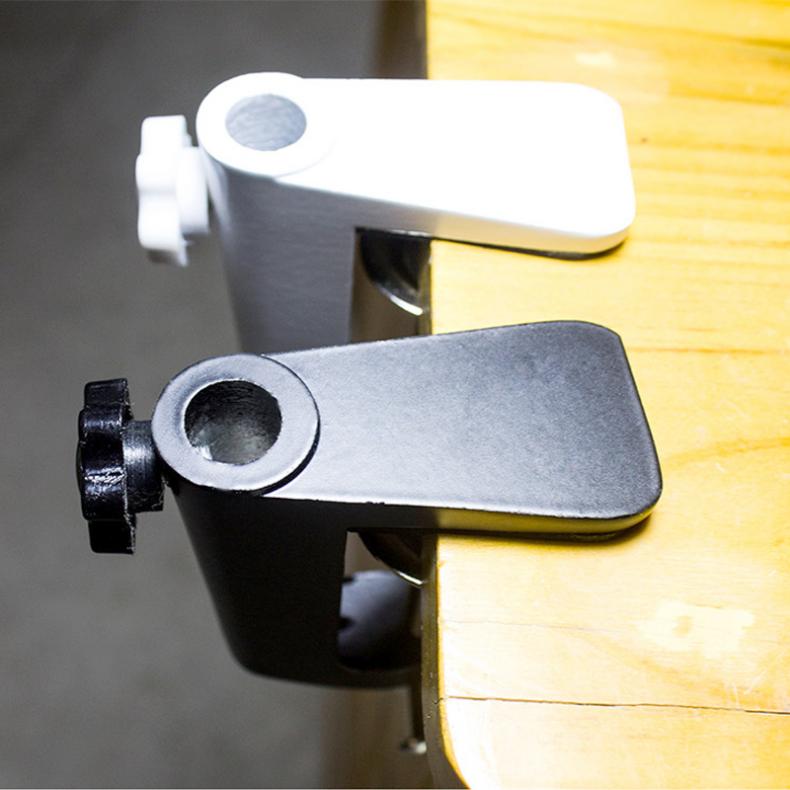 Abrazadera de soporte Cantilever de aleación de aluminio duradera, con diámetro de agujero de 12MM y alfombrilla antideslizante para soporte de micrófono