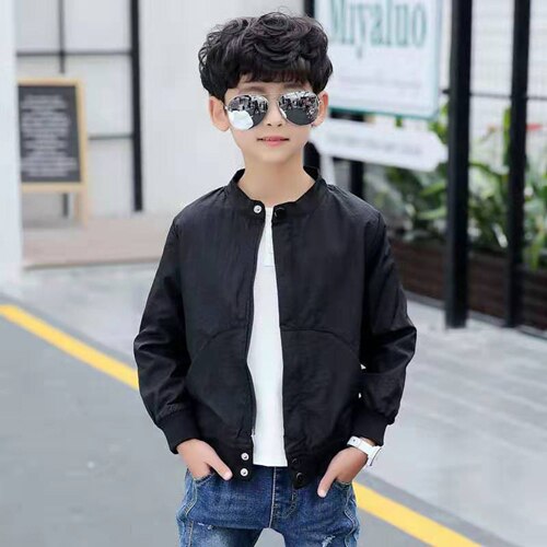 4 5 6 7 8 9 10 11 12 13 Jr Effen Kleur Kids Jongen Jassen Voor Lente Herfst Jongens jas Kinderen Windjack Casual Kleding: 02 / 6