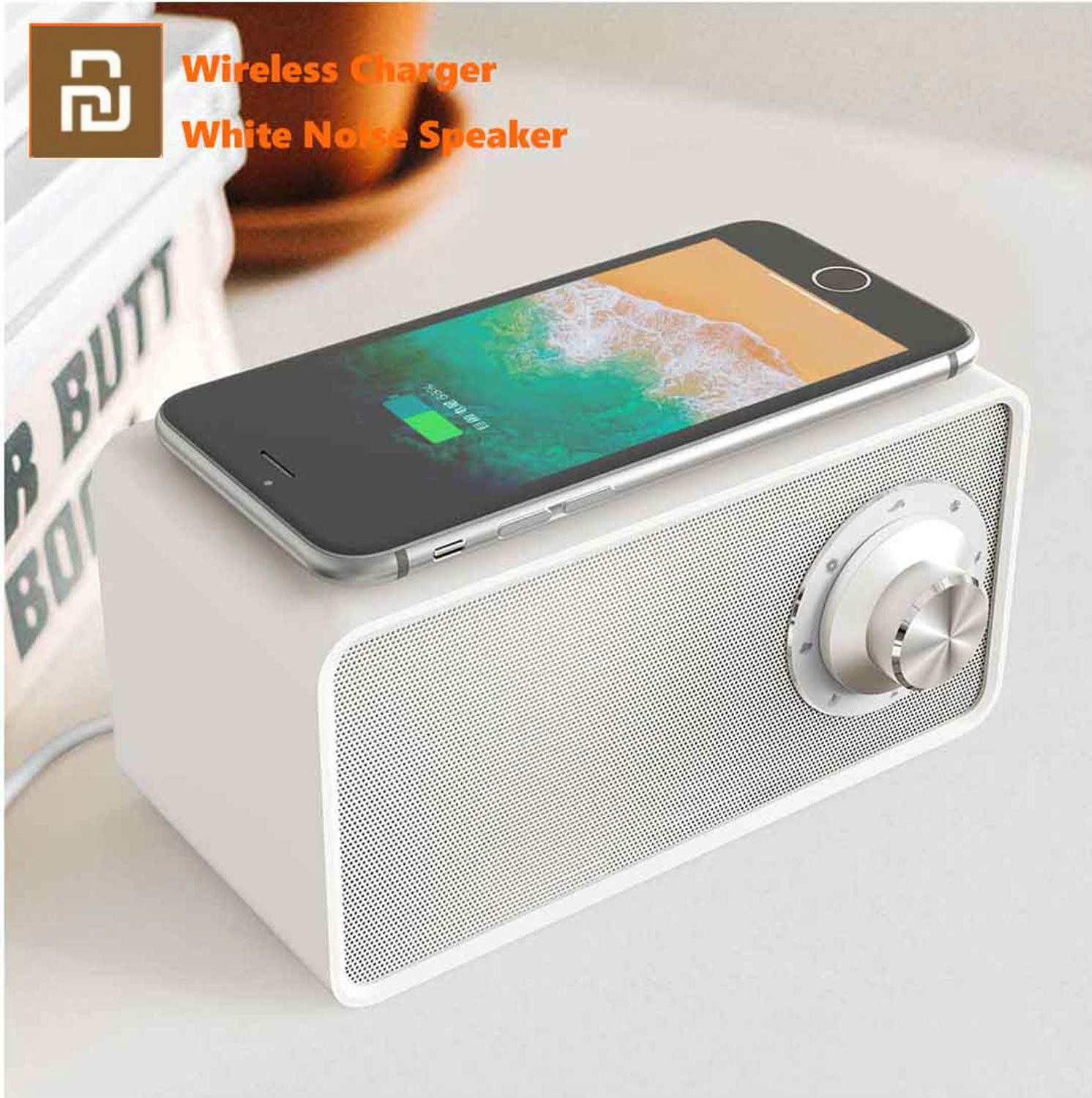 Alkuperäinen xiaomi qualitell langaton laturi white noise kaiutin blt 5.0 epp protokolla 10w pikalataus apu unikaiutin