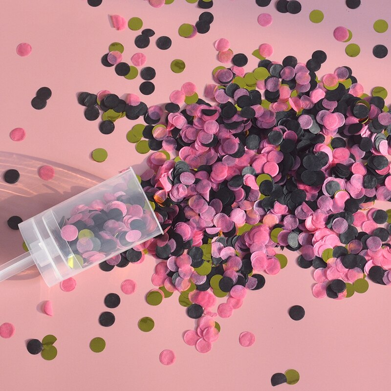Juego de confeti mezclado de plástico Multicolor para decoración de , Set de confeti ligero para boda, aniversario, boda, cumpleaños, 1Set
