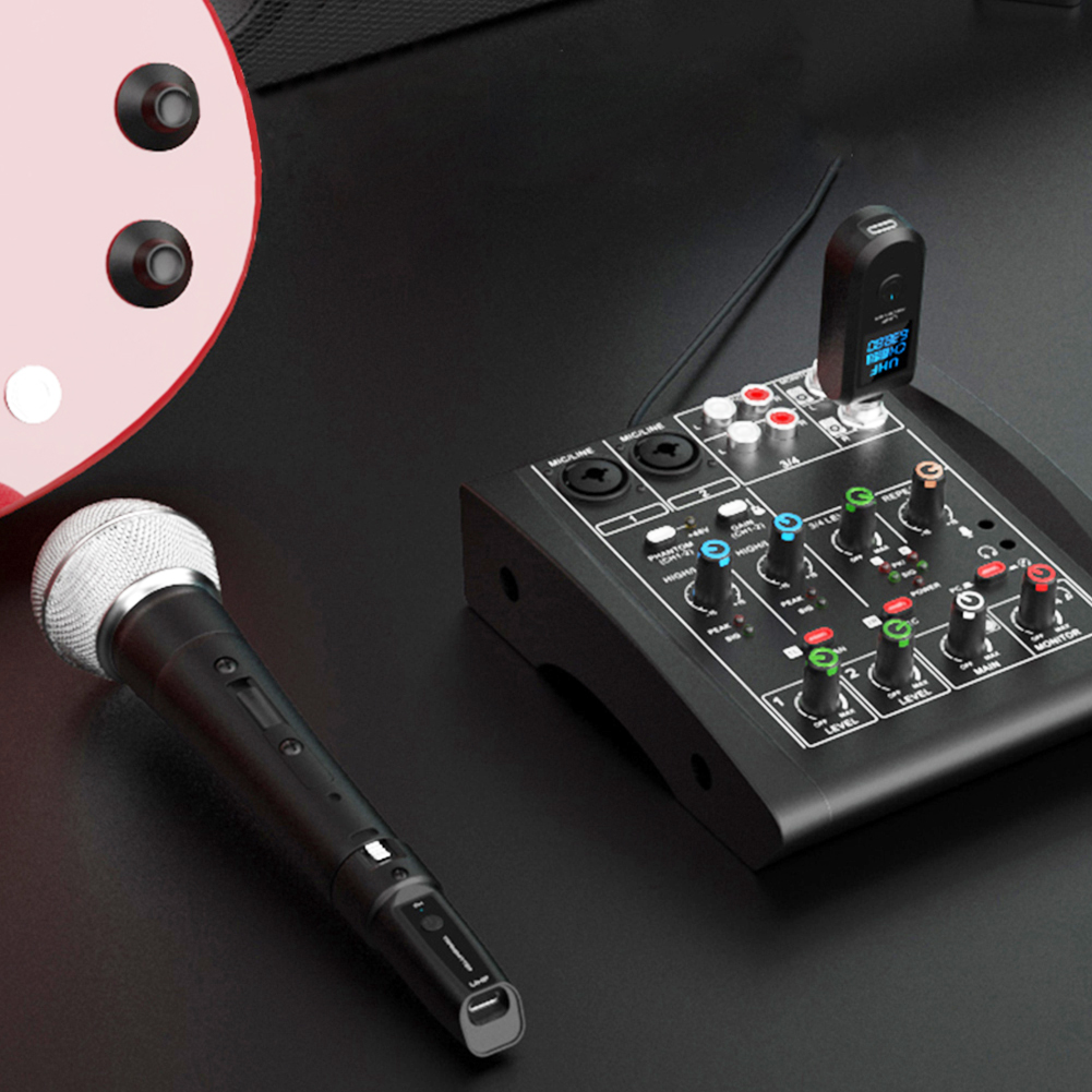 UHF-Wireless-Mikrofon-Konverter-Adapter, XLR-Sender und Empfänger, Mikrofonen, verkabelt in drahtloses System für kabelgebundene Mikrofon