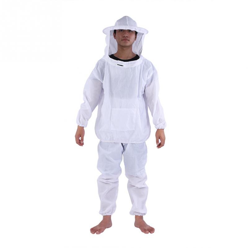 traje de protección de apicultor equipo de apicultura pantalones de chaqueta con capucha
