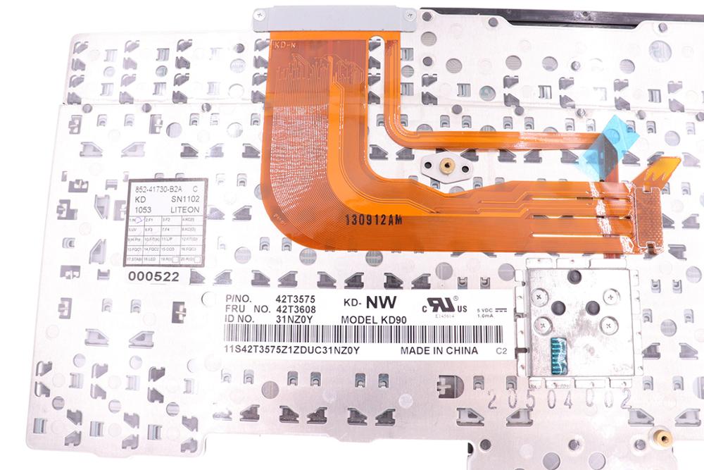 Original European Language QWERTY Layout Keyboard for Lenovo Thinkpad X300 X301 42T3608
