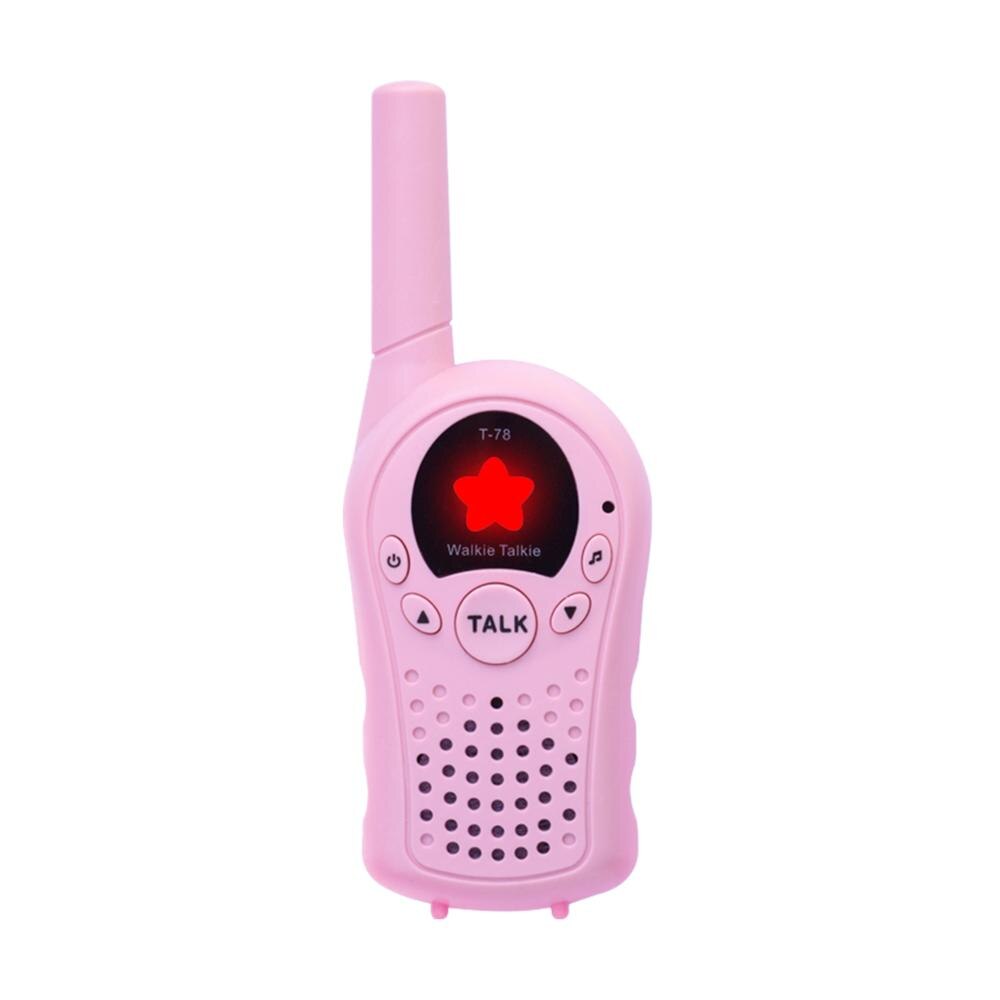 Xuncn Walkie Talkie Kids 3km Children Boys and Girls Star Phone Walkie Talkie Toy Mini 2pcs Radio Xmas Birthday Christmas