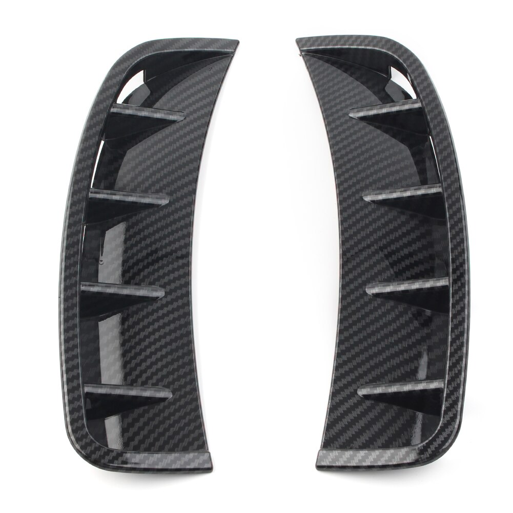 2X Auto Voorwiel Abs Air Vent Hood Side Fender Trim Decoratieve Voor Mercedes Benz A-Klasse a35 Amg A220 A200 A250 W177: Carbon Fiber Style