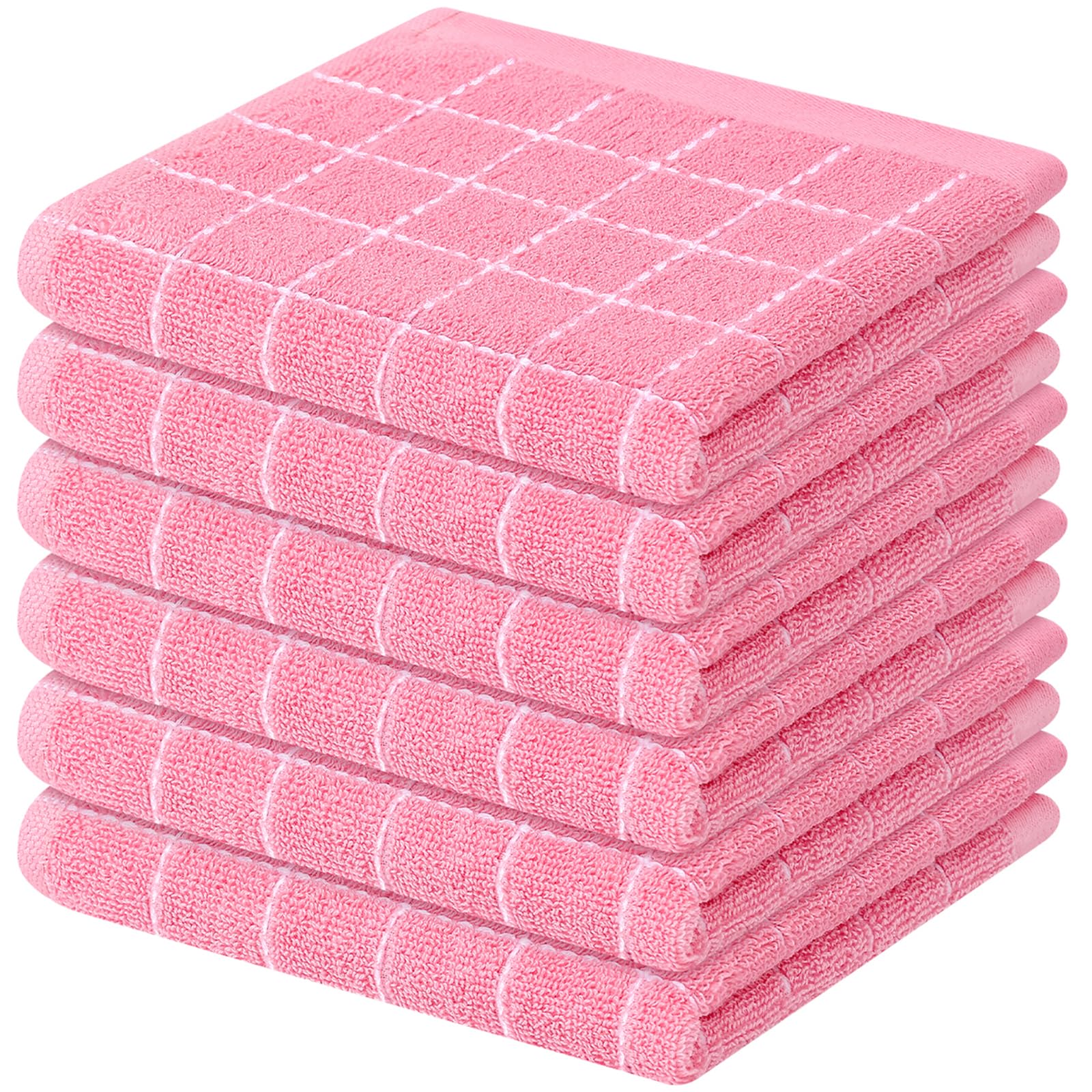 Olanly-toalla de cocina 100% de algodón, paño de limpieza del hogar súper suave y absorbente, trapos para platos diarios reutilizables, paño grueso para platos